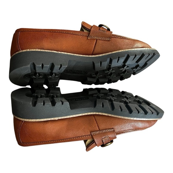 Eurosoft Lola Loafer Women’s Brown Slip On Lug Sole Support Footbed NIB Size 6 - Picture 7 of 10